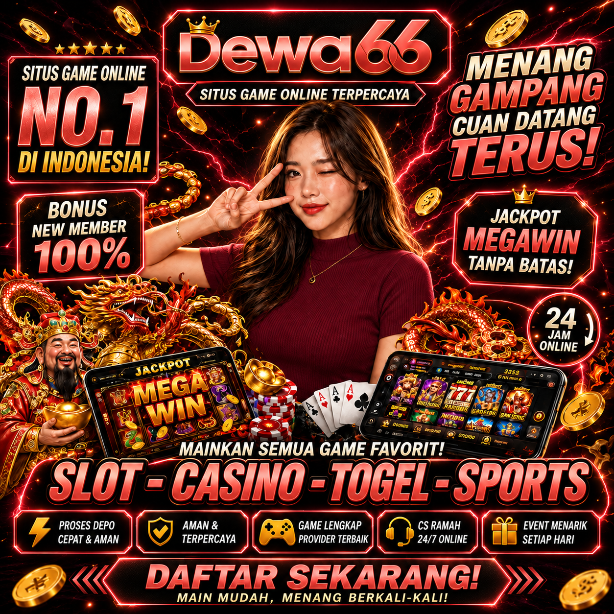 Banner DEWA66 - Ruang Hiburan Interaktif bagi Penggemar Dewa66 Online